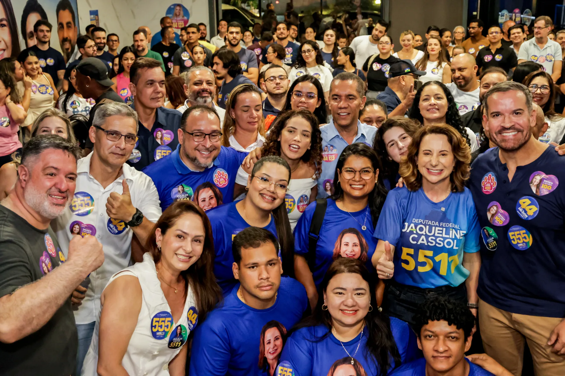 Jaqueline Cassol reúne 600 pessoas em última reunião em Porto Velho